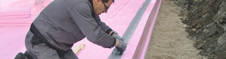 Fundament/Bodenplatte | Austrotherm - Dämmstoffe, XPS, Bauplatte